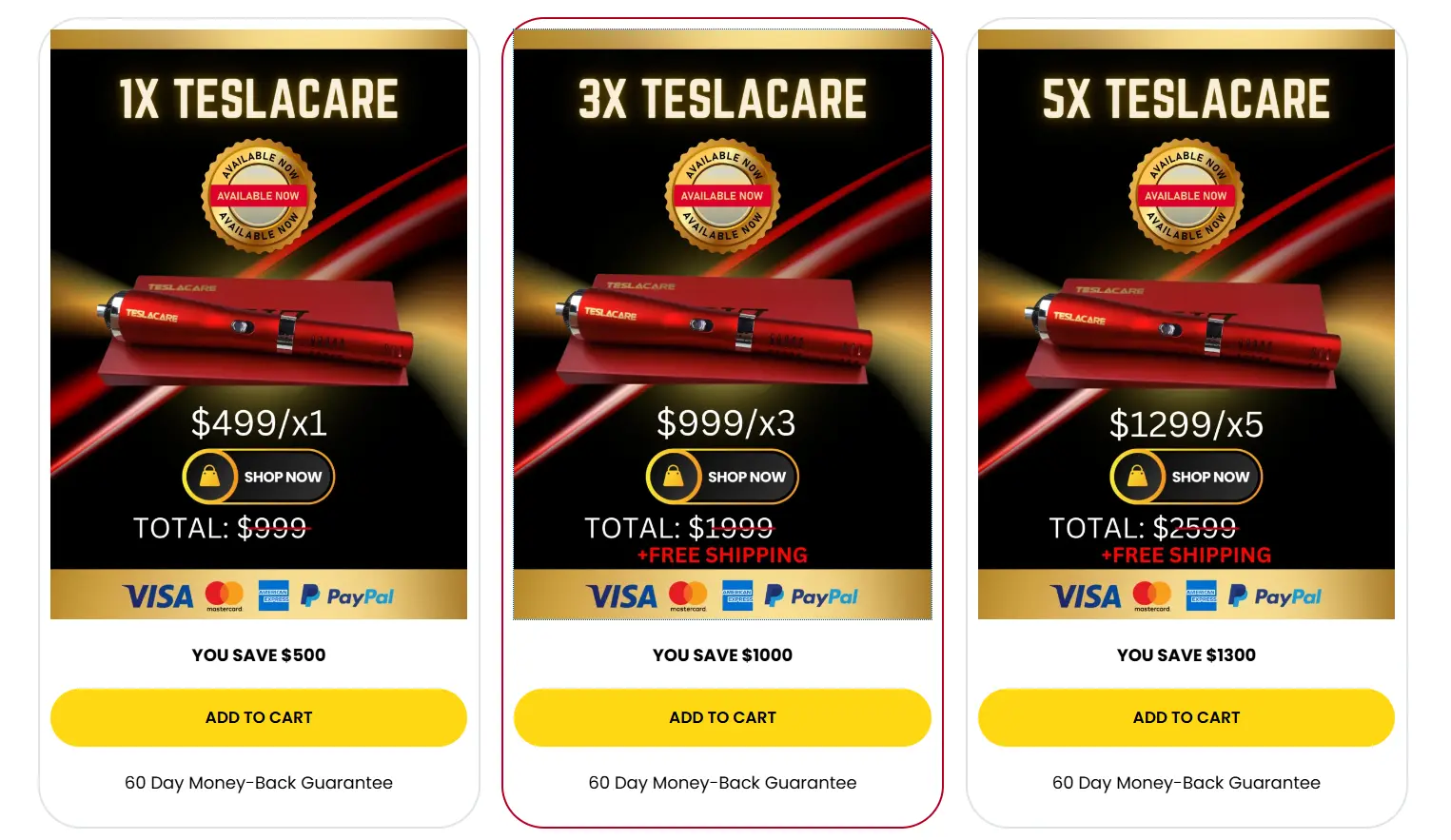 Teslacare Buy Now